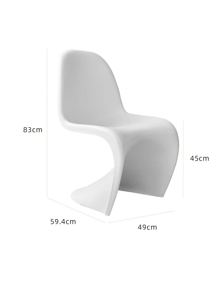 Oliver Dining Chair, Plastic