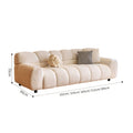 Anouk White Two Seater Sofa, Boucle