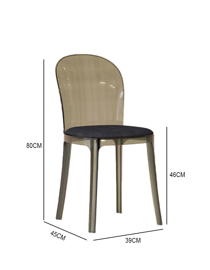 Lou Dining Chair, Plastic