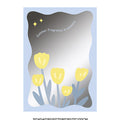 Tulip Acrylic Arc Mirror, Rectangle