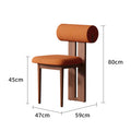 Colin Dining Chair, Black, Brown