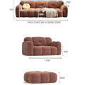 Eloi Three Seater Sofa, Velvet