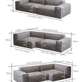 Oceana Two Seater Sofa, Linen