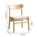 Nan Rope Dining Chair, Wood