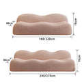 Mace Wave Two Seater Sofa, Three Seater Sofa, Velvet