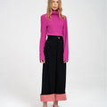 High-neck Stretched Next-to-skin Jumper