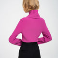 High-neck Stretched Next-to-skin Jumper