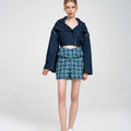 Checked Wool-blend Tweed Shorts