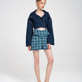 Checked Wool-blend Tweed Shorts