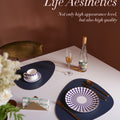 Elroy Table Mat, Leather-Le Di Vita- | Le Di Vita