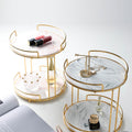 Moldova Kitchen Rack, Gold-Le Di Vita- | Le Di Vita