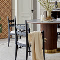 Bek Round Dining Table, Brown