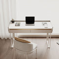 Otto1 Office Desk - White Sintered Stone
