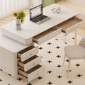 Elmer Office Desk, Sintered Stone