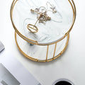 Moldova Kitchen Rack, Gold-Le Di Vita- | Le Di Vita