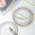 Moldova Kitchen Rack, Gold-Le Di Vita- | Le Di Vita