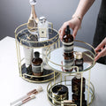 Moldova Kitchen Rack, Gold-Le Di Vita- | Le Di Vita