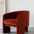 Milo Baughman Armchair, Velvet