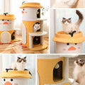 Rubber Duck Rainforest Cat Climber, Cat Tree, Boucle