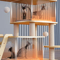 Cian Cat Climber, Cat Tree, Wood