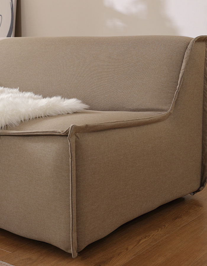 Hedva Two Seater Sofa Bench, Linen