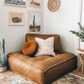 Dagny Single Sofa, Suede, Linen