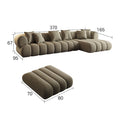 La-Pull Stylish Sofa, Single Sofa, Three Seater Sofa, Four Seater Sofa, Boucle