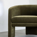 Milo Baughman Armchair, Velvet