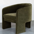 Milo Baughman Armchair, Velvet