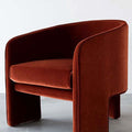 Milo Baughman Armchair, Velvet