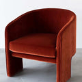 Milo Baughman Armchair, Velvet