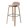 Lole Walnut Bar Stool-Le Di Vita- | Le Di Vita