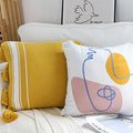 Zhurie Striped Fringe Cushion-Le Di Vita- | Le Di Vita