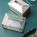 Gold Clear Tissue Box-Le Di Vita- | Le Di Vita