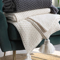 Klara Jacquard Geometric Blanket-Le Di Vita- | Le Di Vita