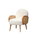 Juno Rattan Armchair-Le Di Vita-White- | Le Di Vita