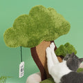 Plant Shape Cat Tree, Pet Bed With Cat Scratching Post