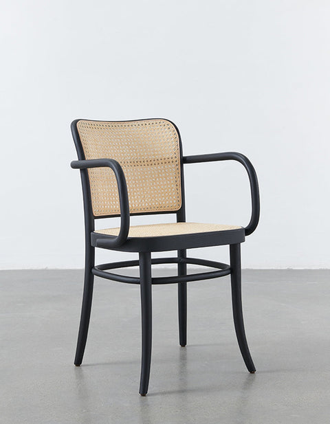 Paris G04 Rattan Dining Chair, Black Oak-Le Di Vita- | Le Di Vita