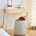 Alpha Dressing Table Stool, PU Leather-Le Di Vita- | Le Di Vita