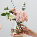 Oro Gold Glass Vase, Medium-Le Di Vita- | Le Di Vita