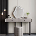 Lohko Dressing Table with Mirror and Drawer-Le Di Vita- | Le Di Vita