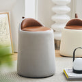 Alpha Dressing Table Stool, PU Leather-Le Di Vita- | Le Di Vita