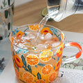 Clear Ripple Glass Mug-Le Di Vita- | Le Di Vita