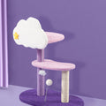 Alexia Purple Moon Cat Climber, Cat Tree, Coral Fleece-Le Di Vita- | Le Di Vita