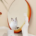 Geloo Pebble Mirror, Orange-Le Di Vita- | Le Di Vita