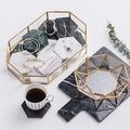Gold & Glass Clear Jewellery Box, Glass Tray-Le Di Vita- | Le Di Vita