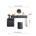 Casey-Lee Dressing Table with Mirror, Builtin Storage Box-Le Di Vita- | Le Di Vita
