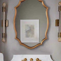 Gold Metal Pebble Wall Mirror Large-Le Di Vita- | Le Di Vita