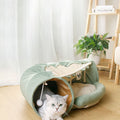 Kohana Pet Beds, With Fluffy Ball Hanging, Foldable Cat Hideaway, Dog or Cat Use