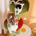 Kyali Cat Tree, Cat Climber, Coral Fleece-Le Di Vita- | Le Di Vita